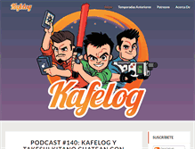 Tablet Screenshot of kafelog.com